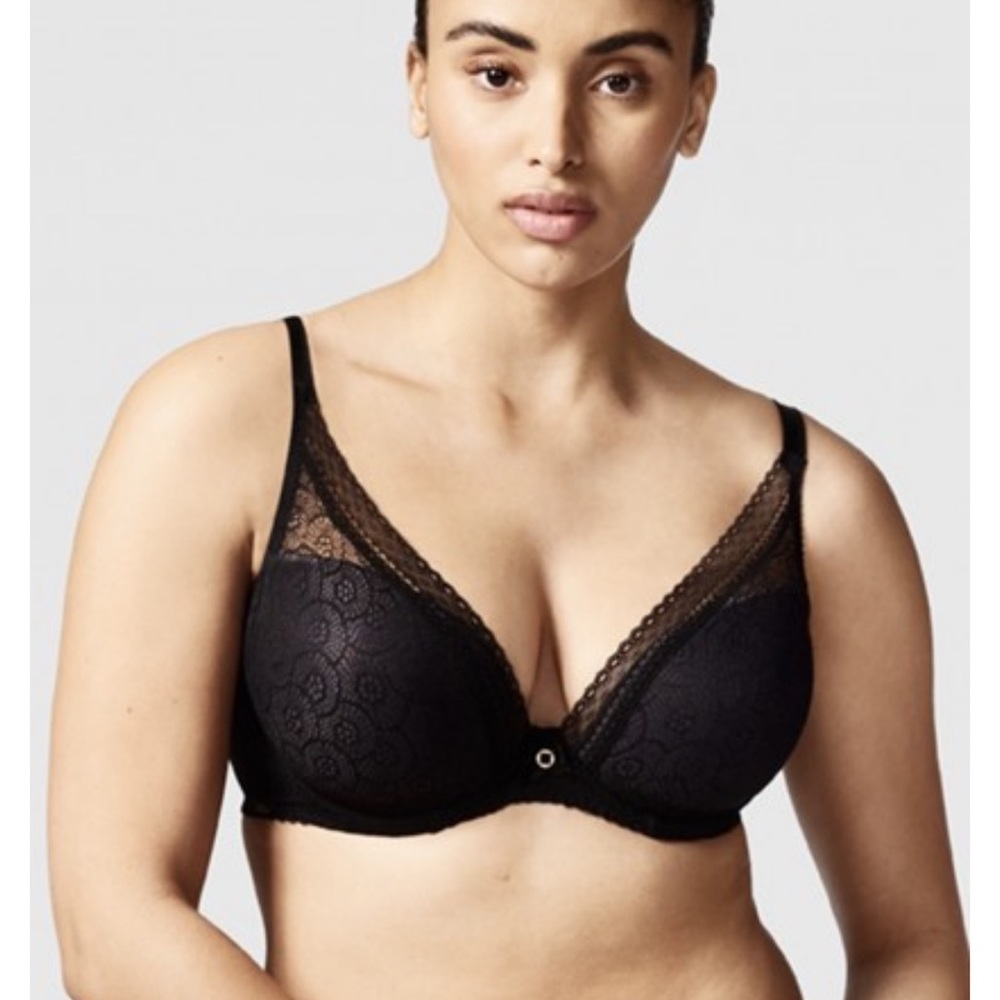 Chantelle Festivité Lace Plunge Contour Bra